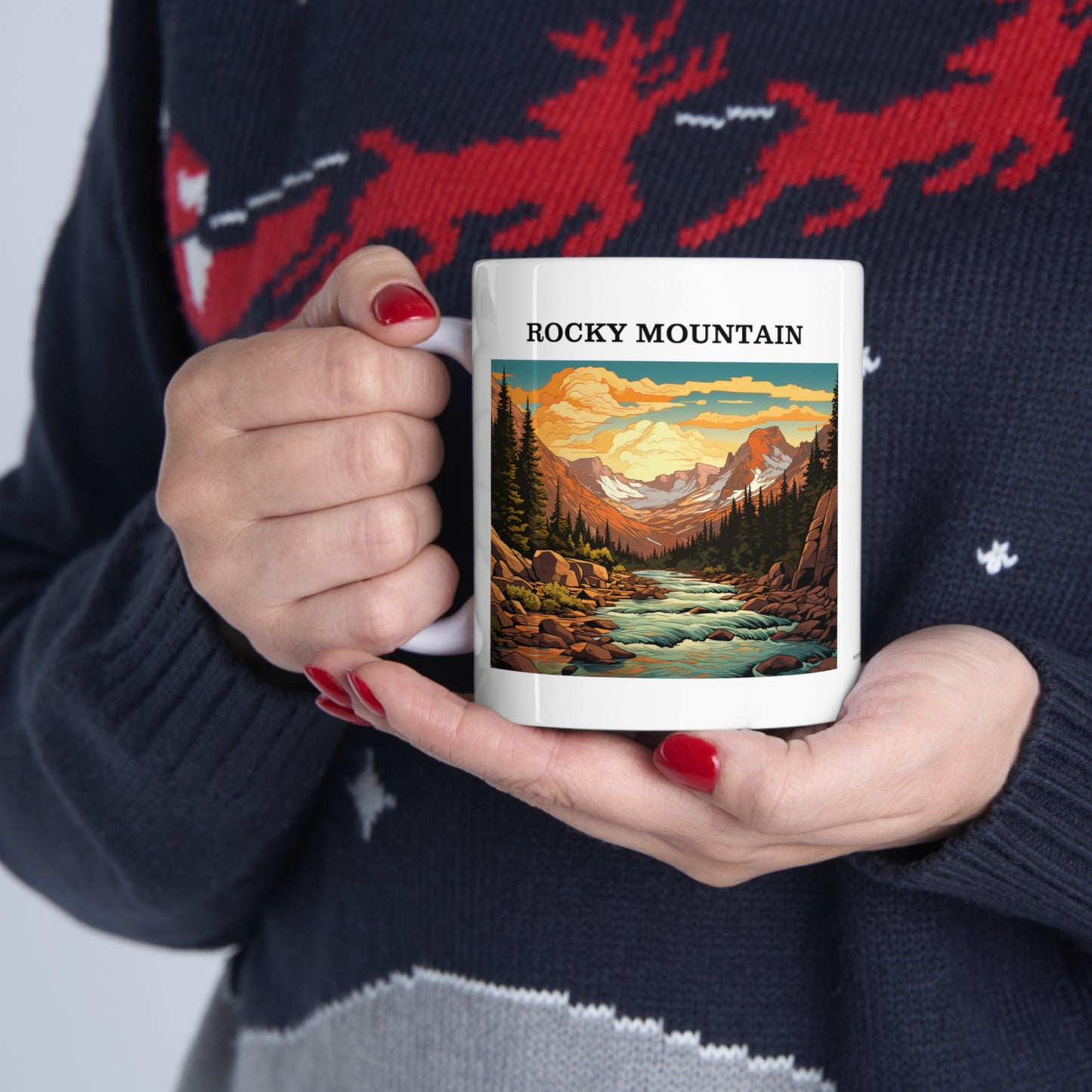 Rocky Mountain Ceramic Mug 11oz