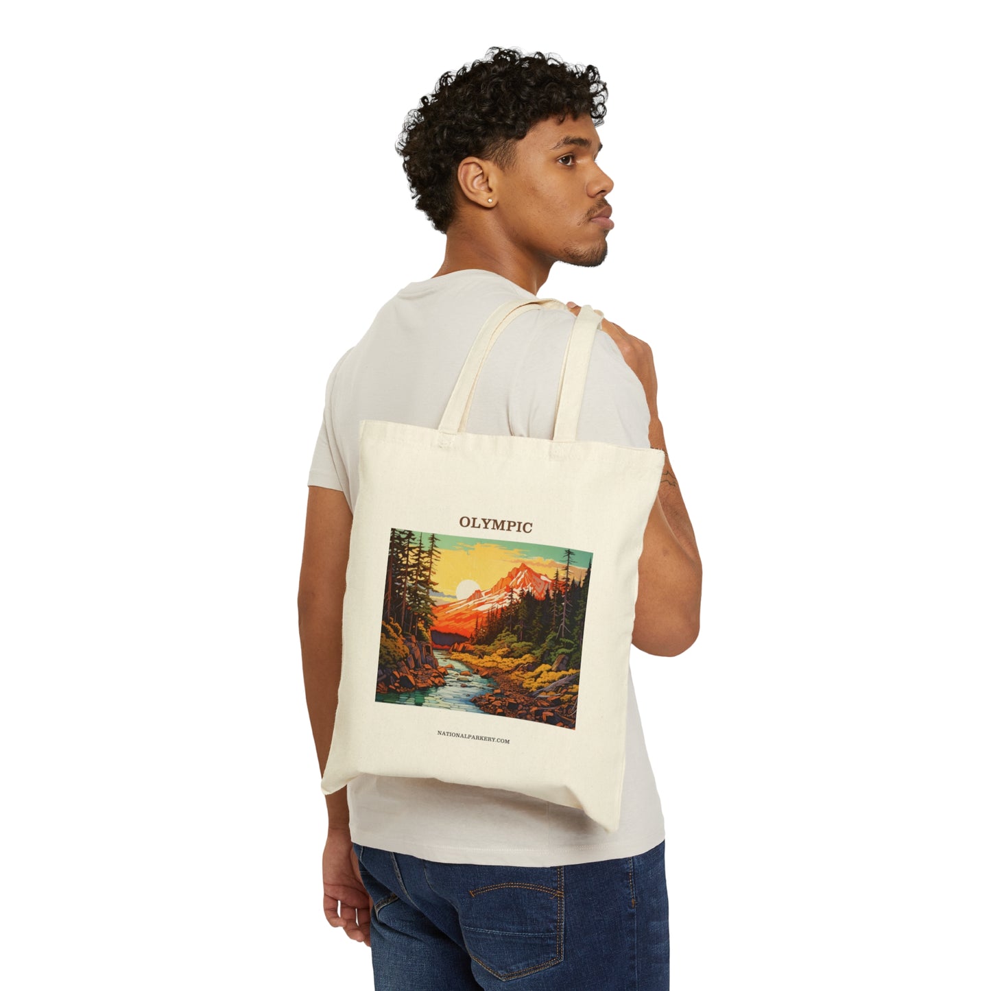 Olympic Cotton Canvas Tote Bag
