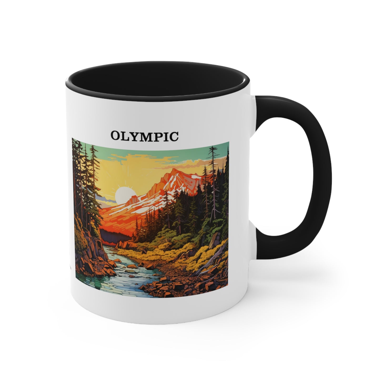 Olympic Accent Coffee Mug, 11oz
