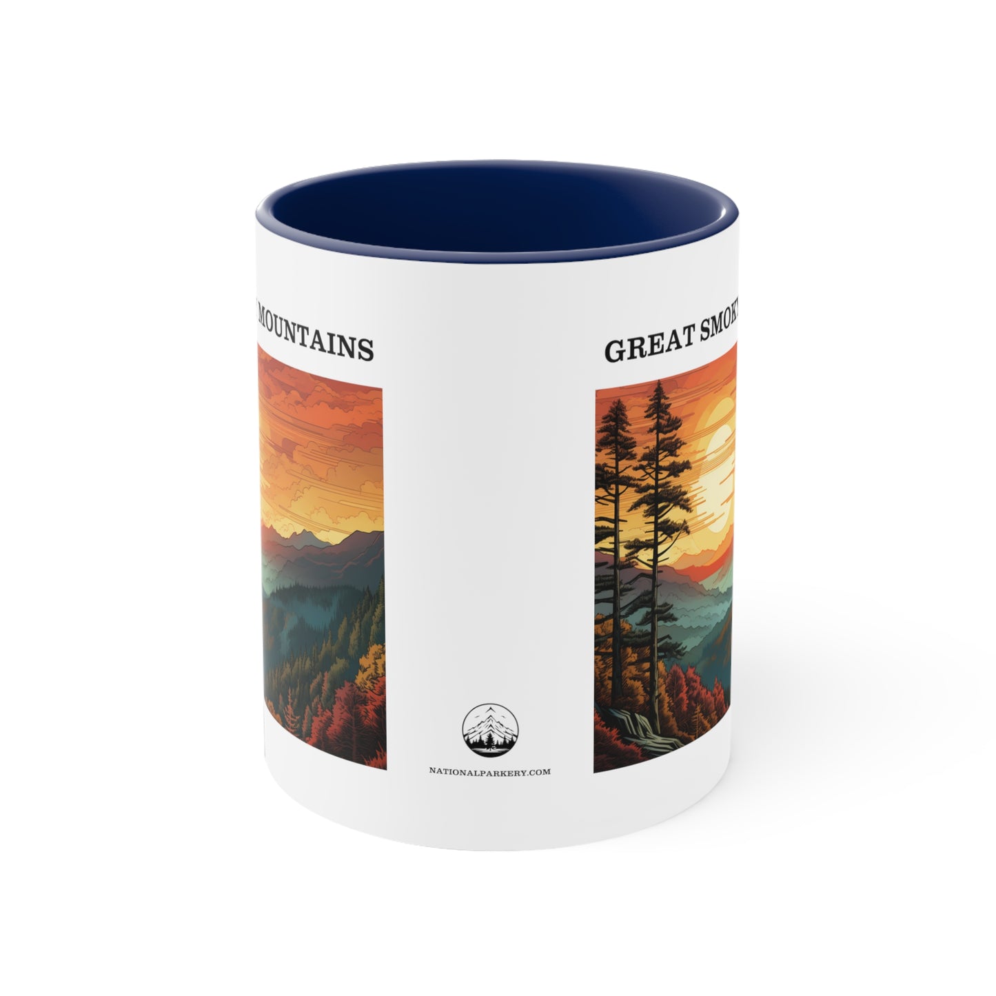 Great Smoky Mountains Accent Coffee Mug, 11oz