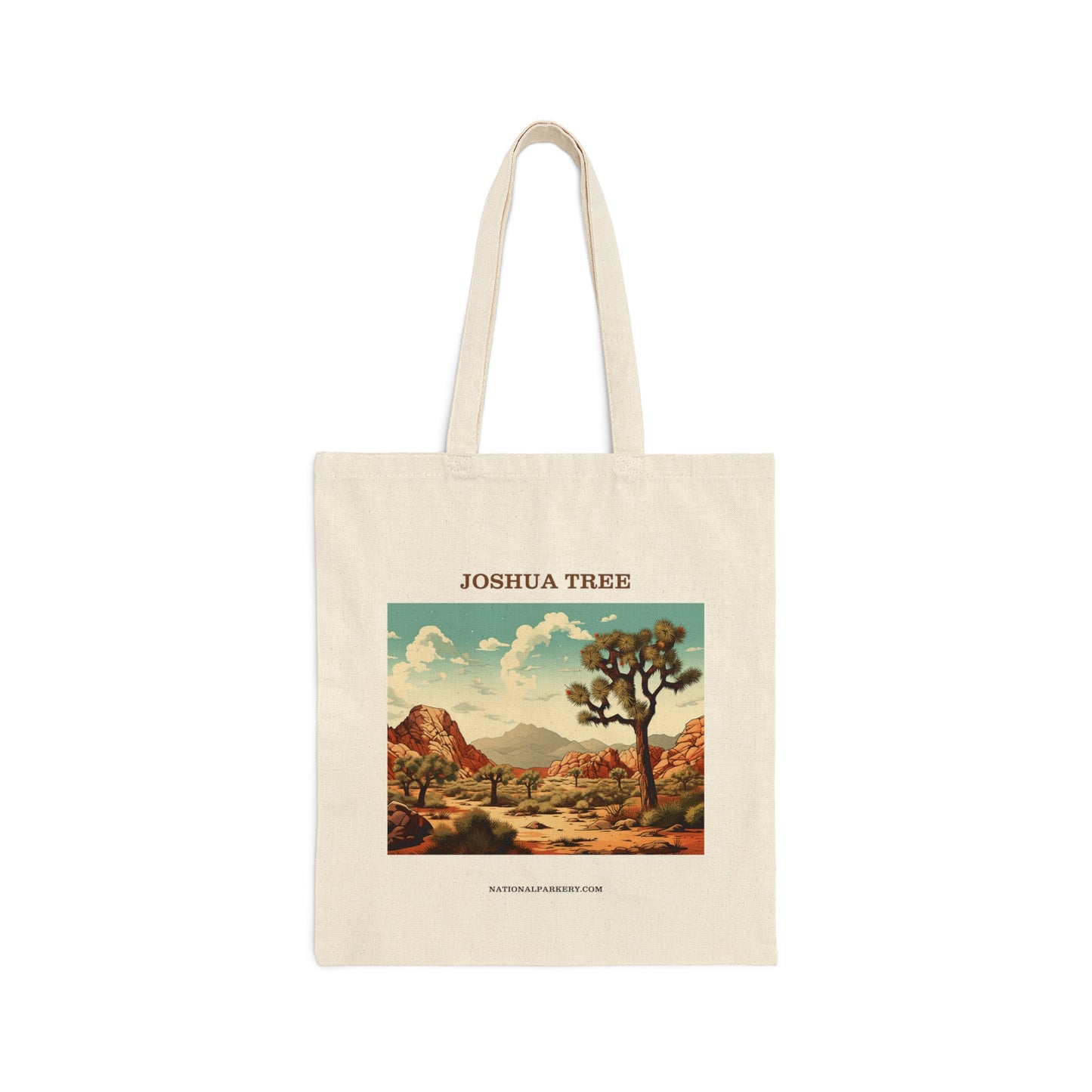 Joshua Tree Cotton Canvas Tote Bag