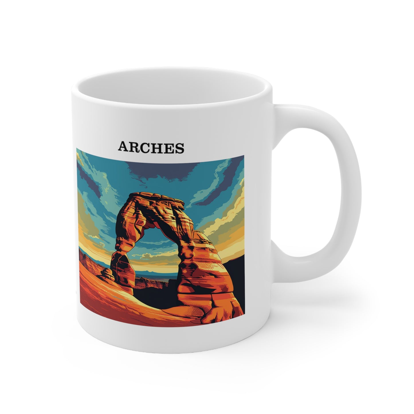 Arches Ceramic Mug 11oz