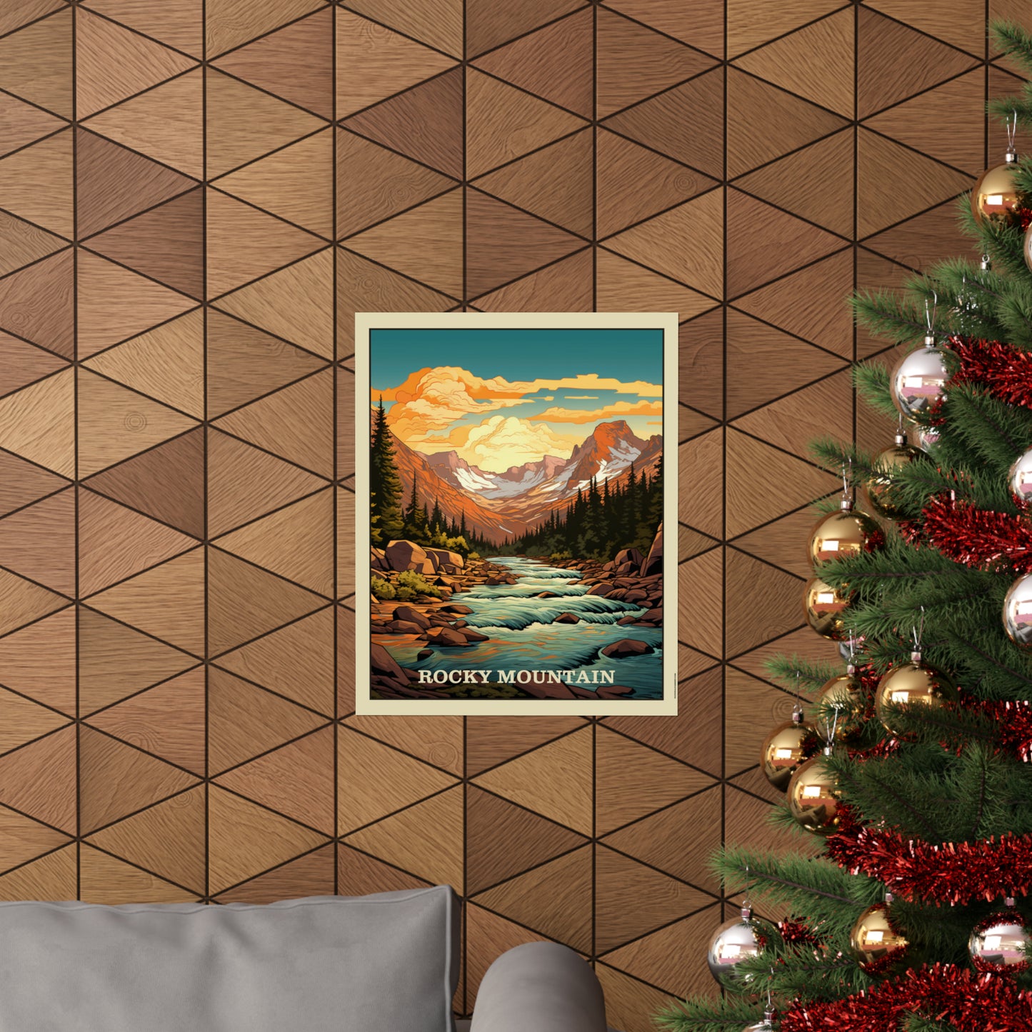 Rocky Mountain Matte Vertical Poster