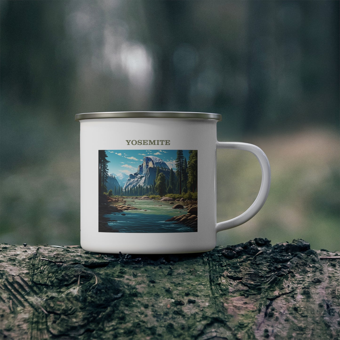 Yosemite Enamel Camping Mug Stainless Bevel