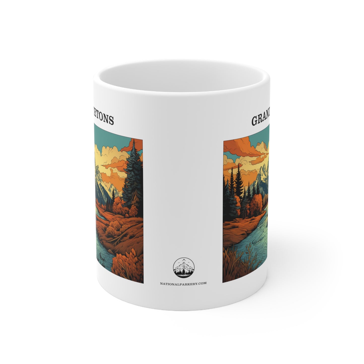 Grand Tetons Ceramic Mug 11oz