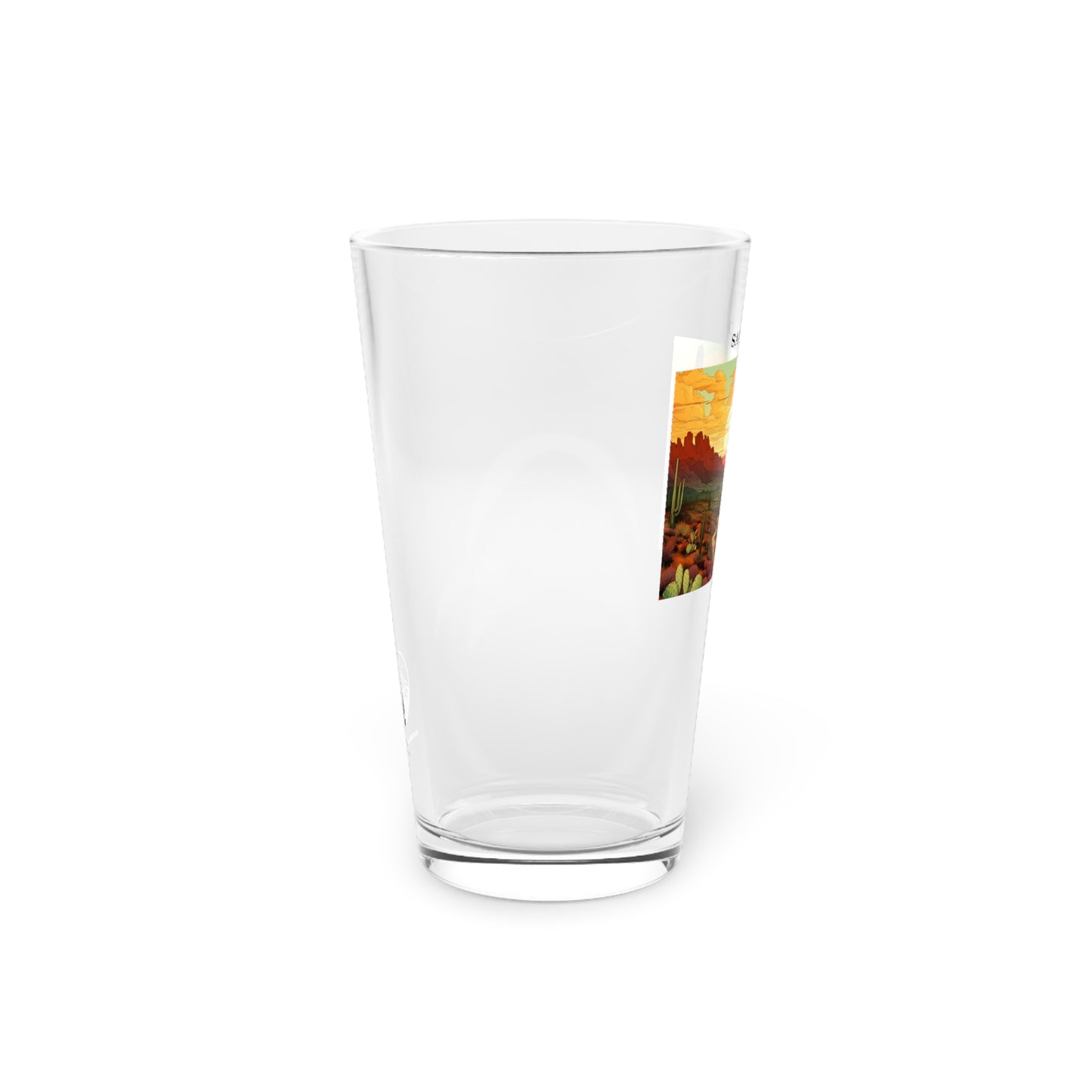 Saguaro Pint Glass, 16oz