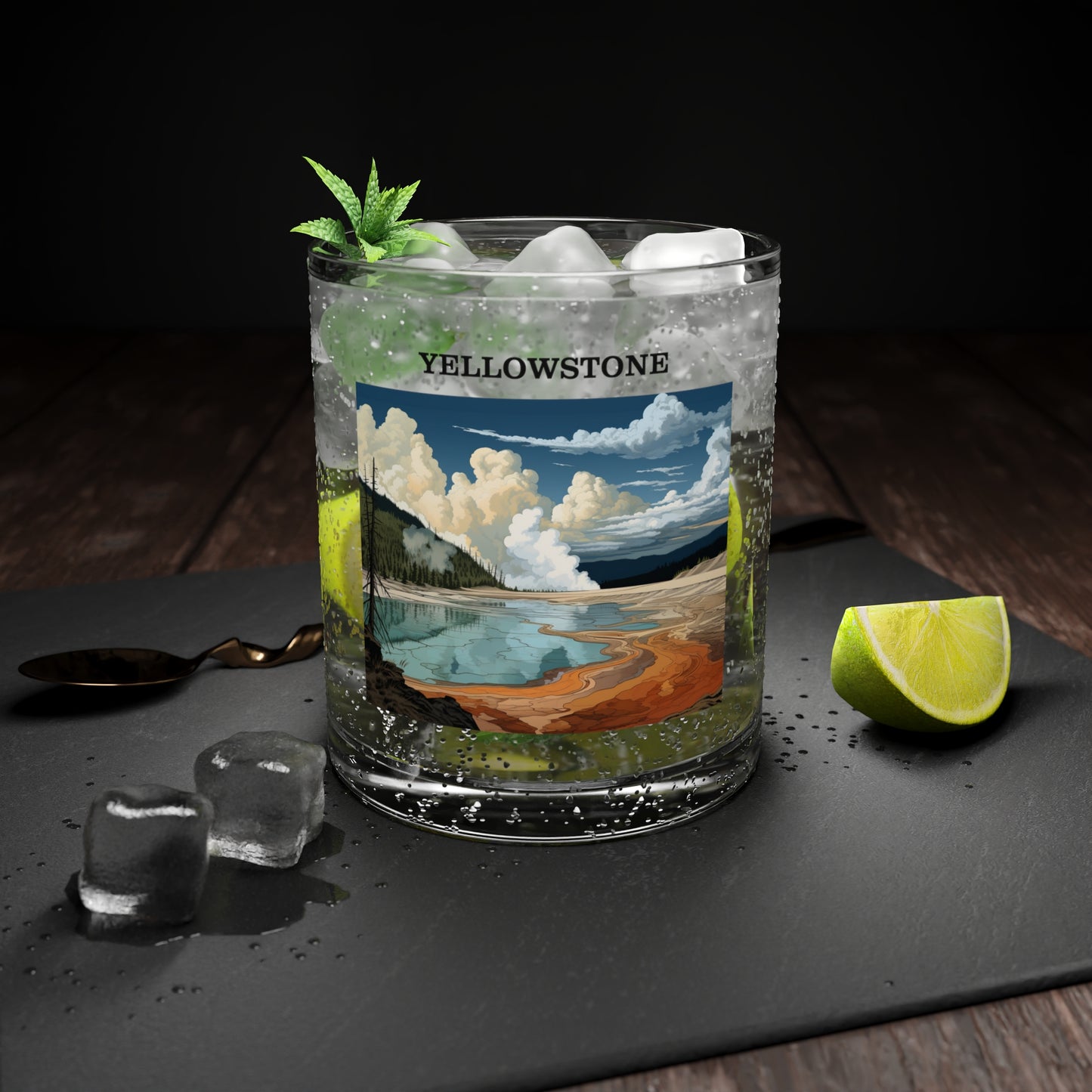 Yellowstone Bar Glass