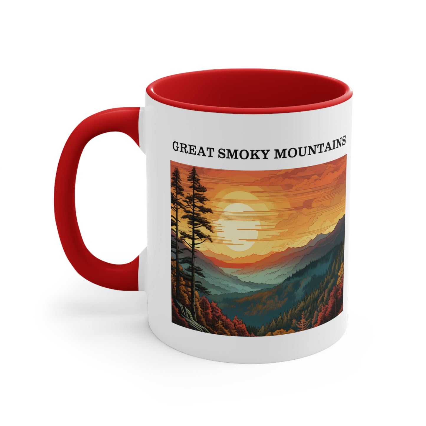 Great Smoky Mountains Accent Coffee Mug, 11oz