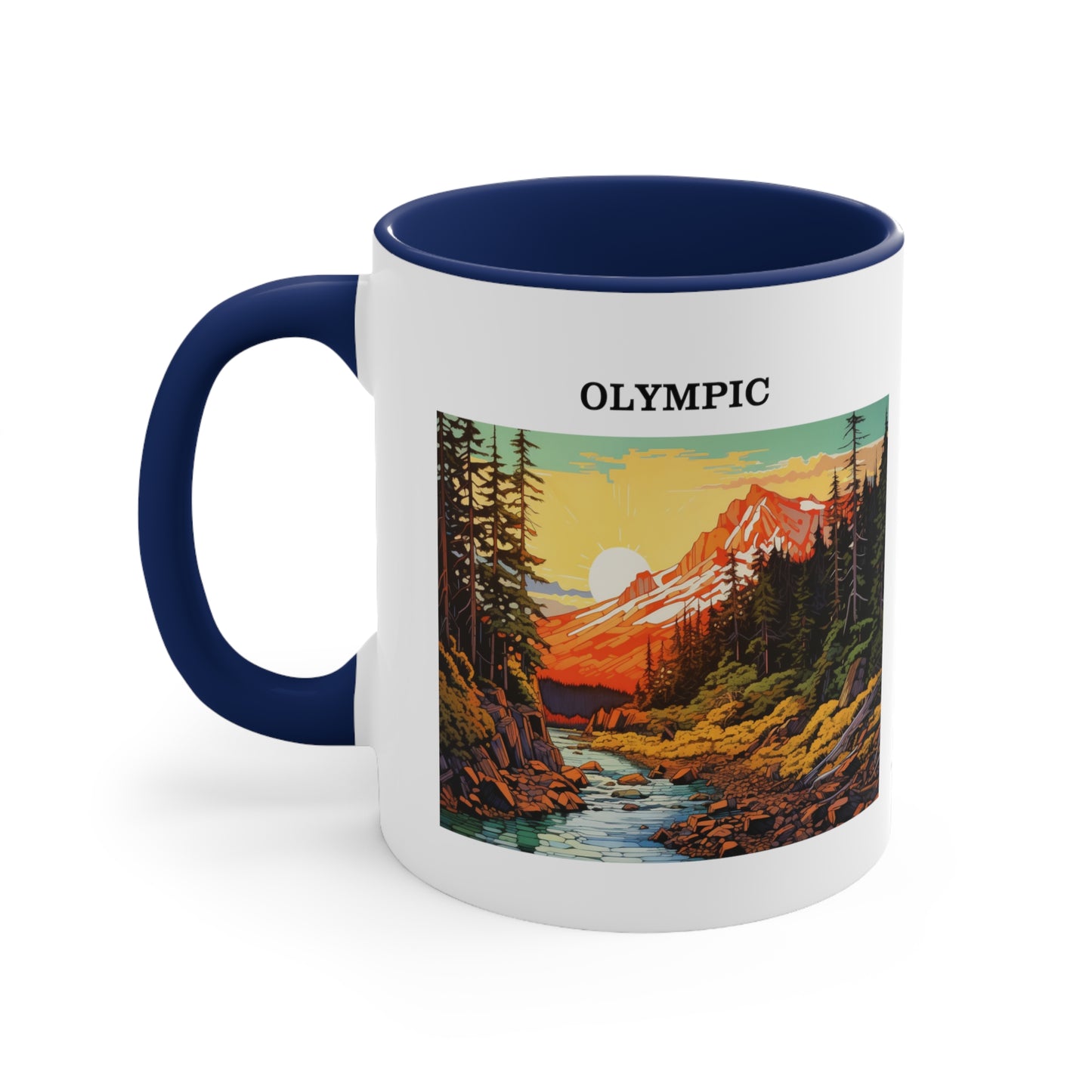 Olympic Accent Coffee Mug, 11oz