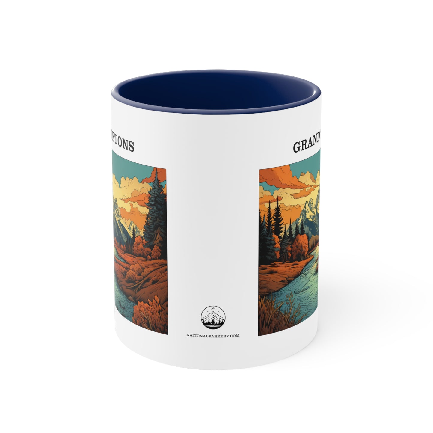 Grand Tetons Accent Coffee Mug, 11oz