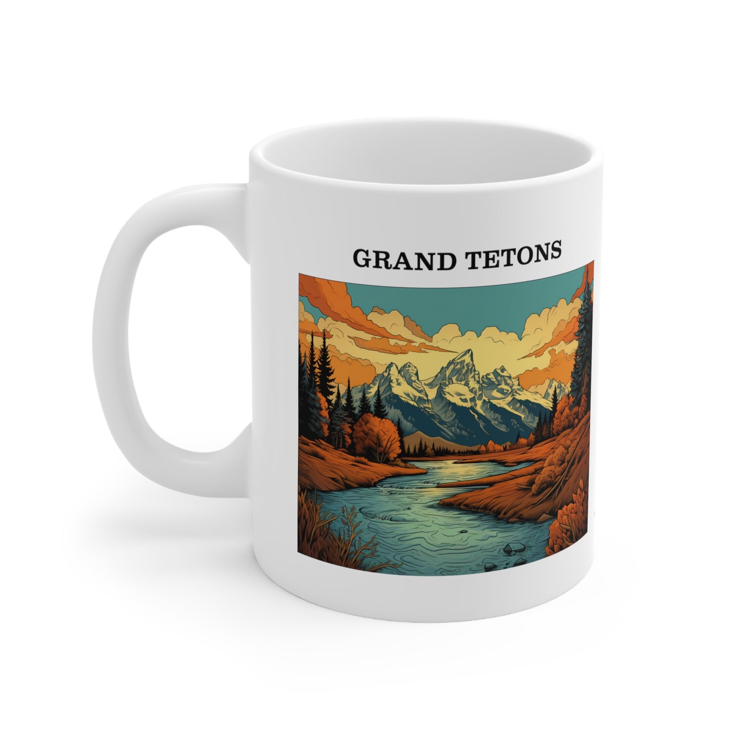 Grand Tetons Ceramic Mug 11oz