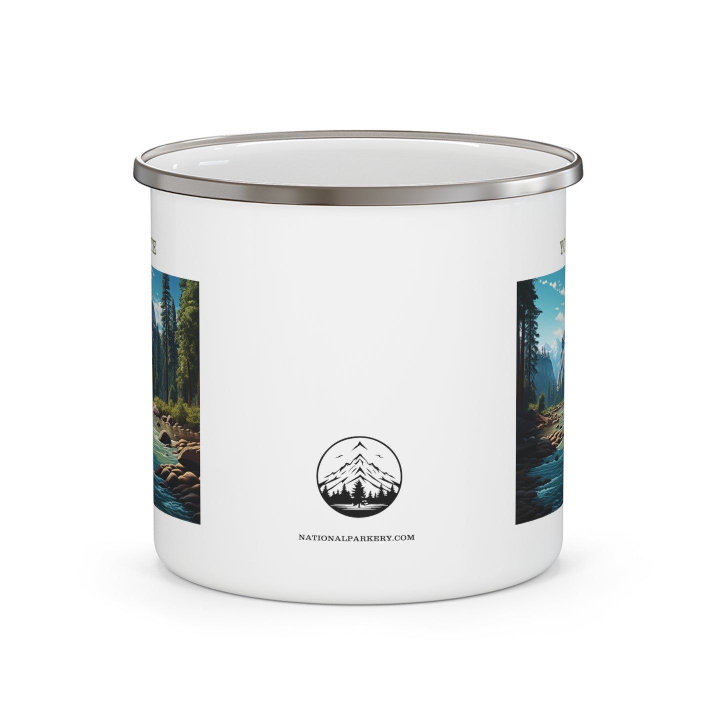 Yosemite Enamel Camping Mug Stainless Bevel