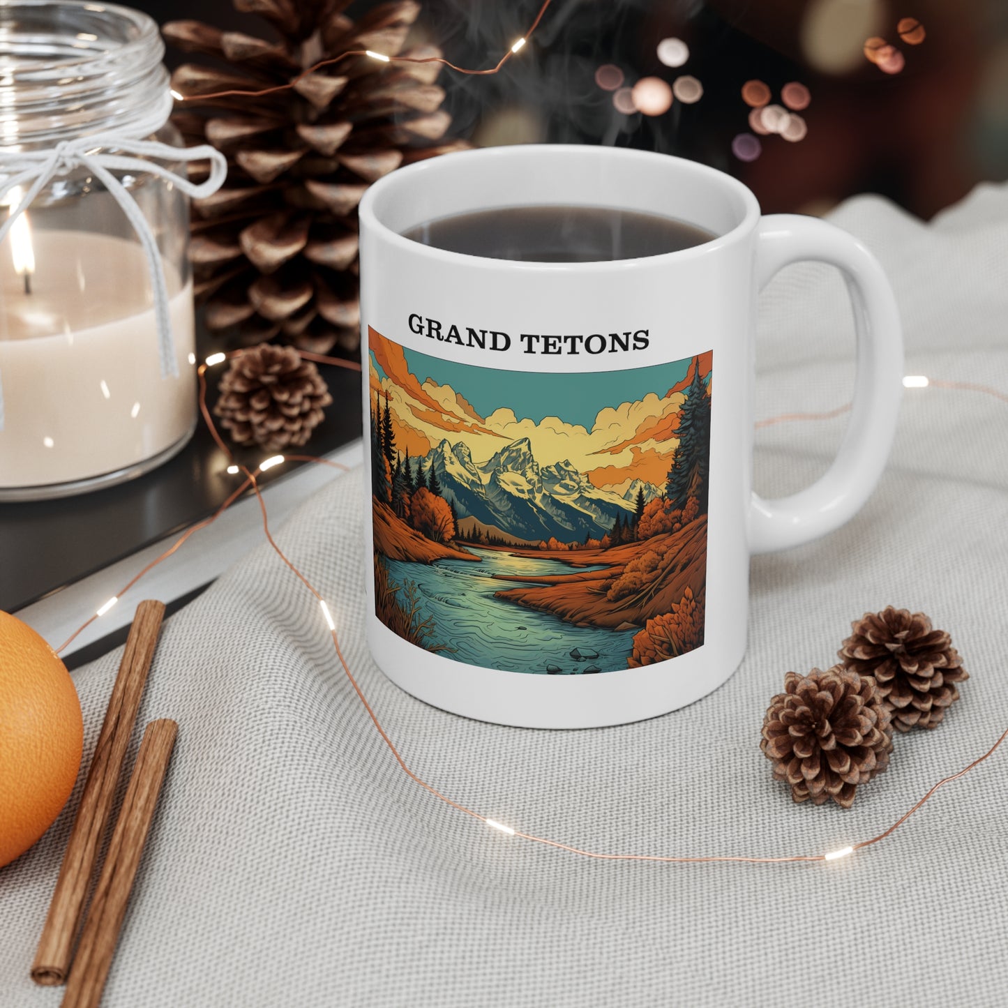 Grand Tetons Ceramic Mug 11oz