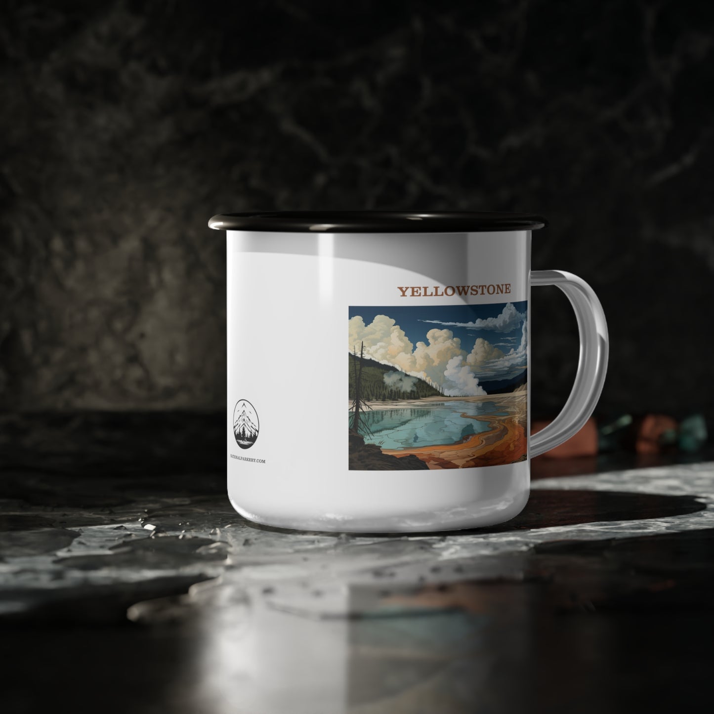 Yellowstone Enamel Camp Cup