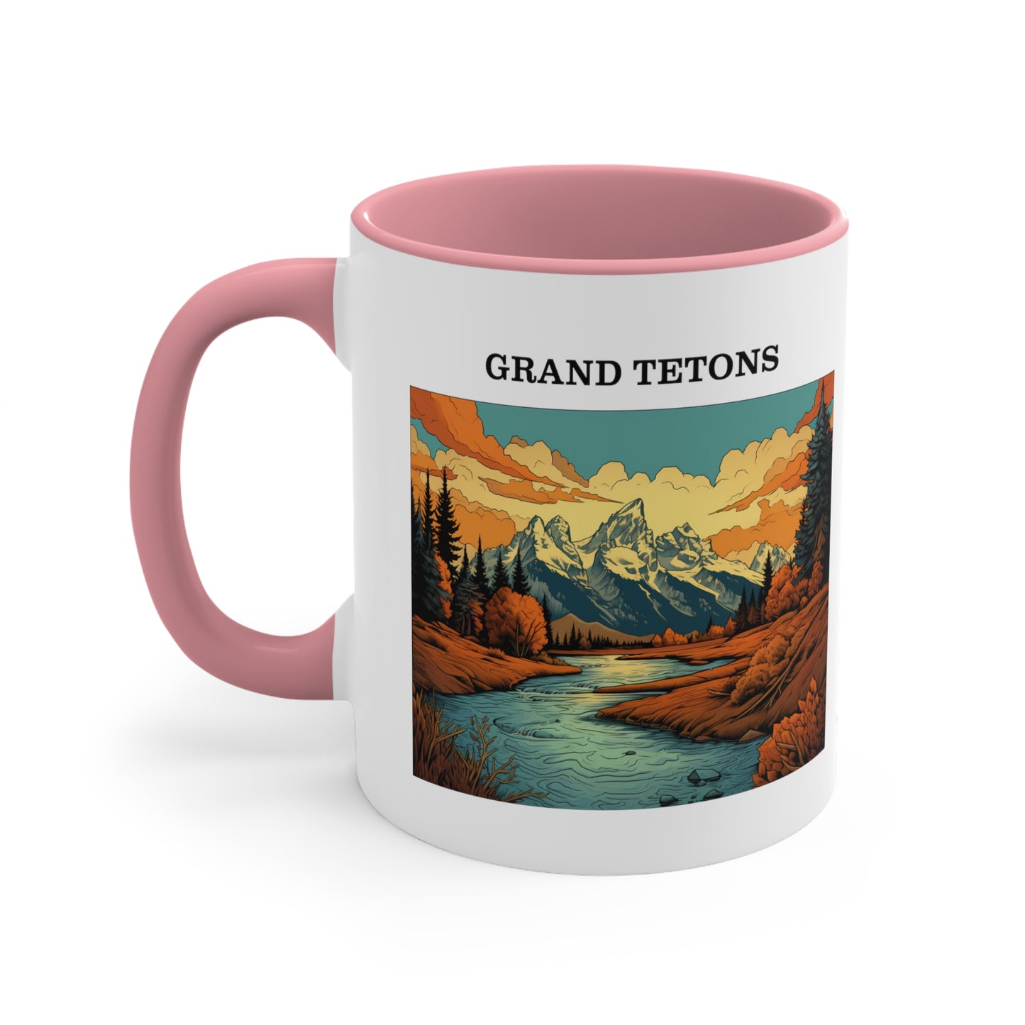 Grand Tetons Accent Coffee Mug, 11oz