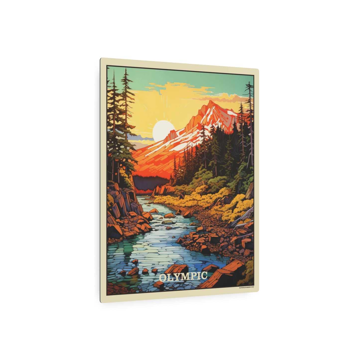 Olympic Metal Art Sign