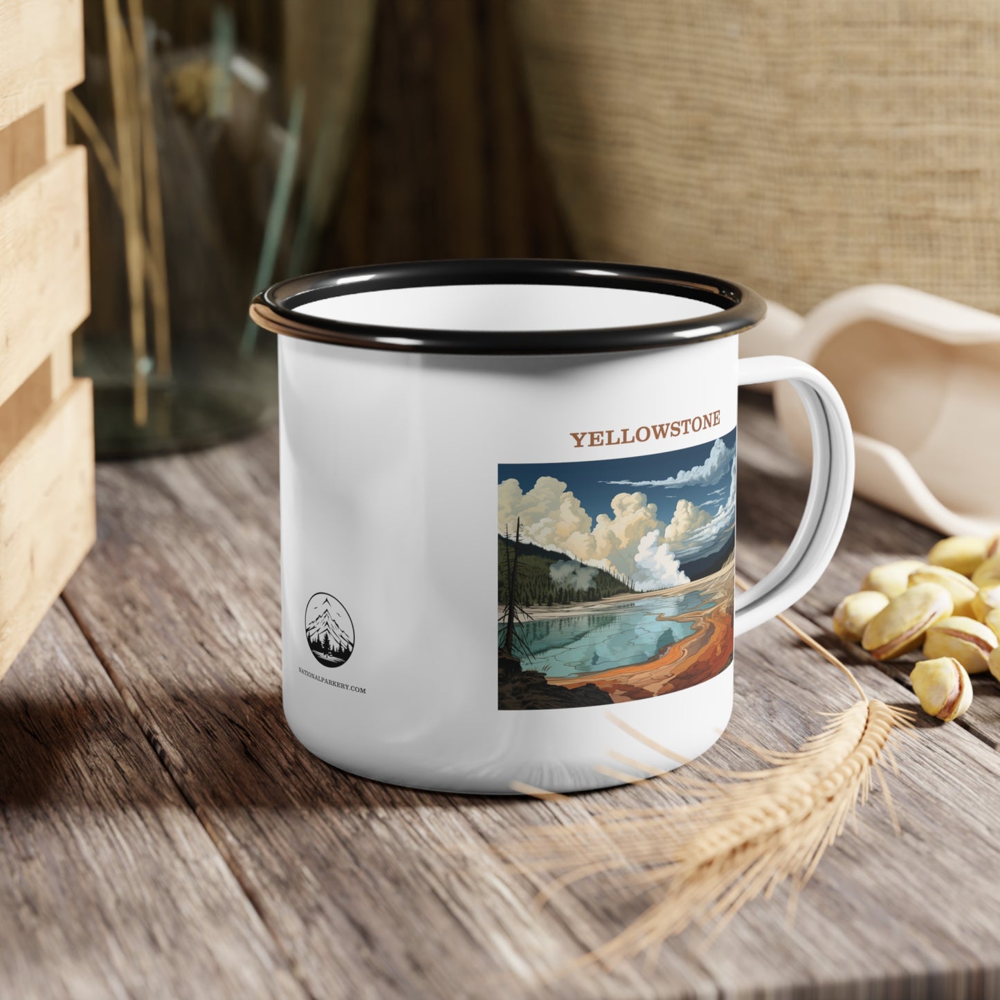 Yellowstone Enamel Camp Cup