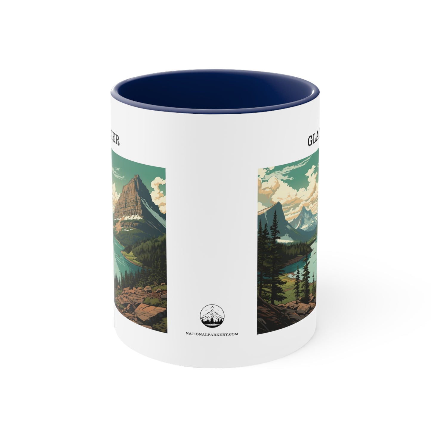 Glacier Accent Coffee Mug, 11oz