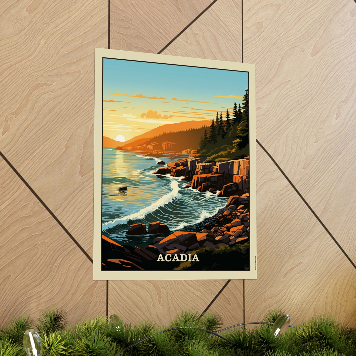 Acadia Matte Vertical Poster