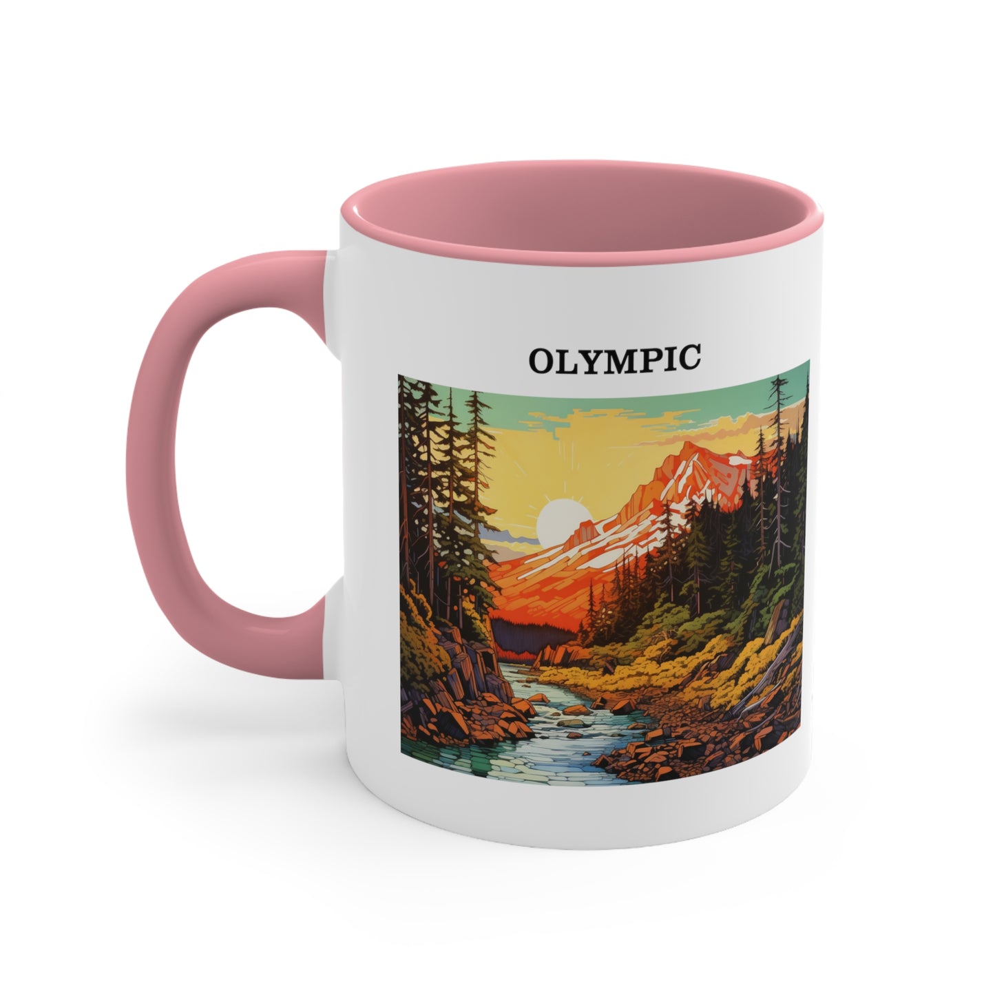 Olympic Accent Coffee Mug, 11oz