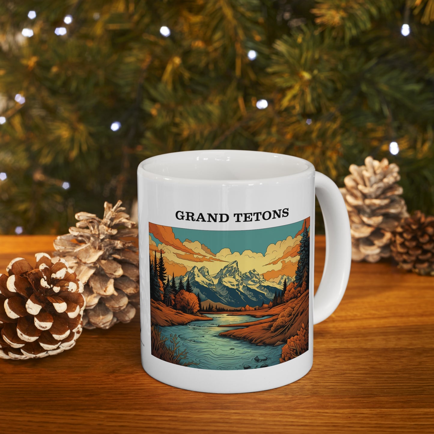 Grand Tetons Ceramic Mug 11oz