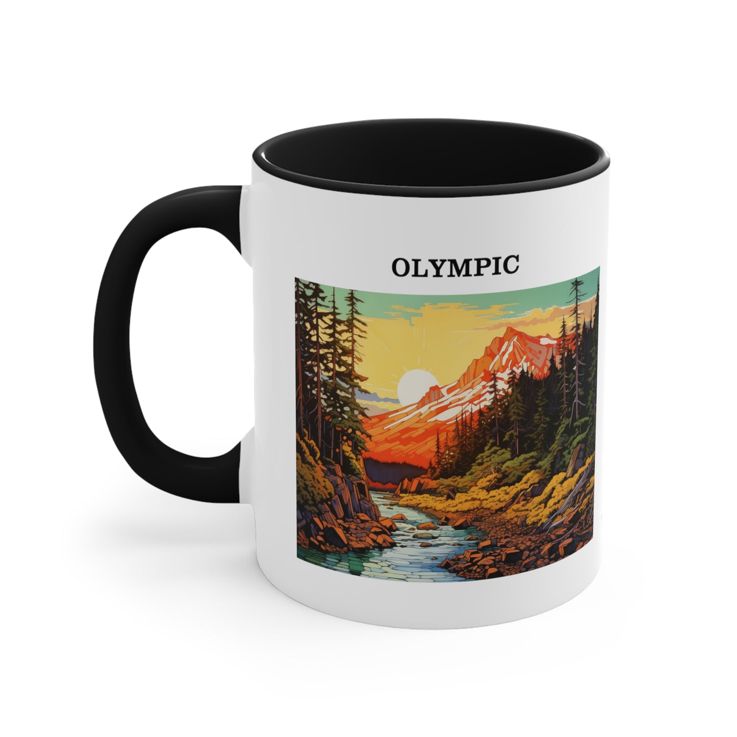 Olympic Accent Coffee Mug, 11oz