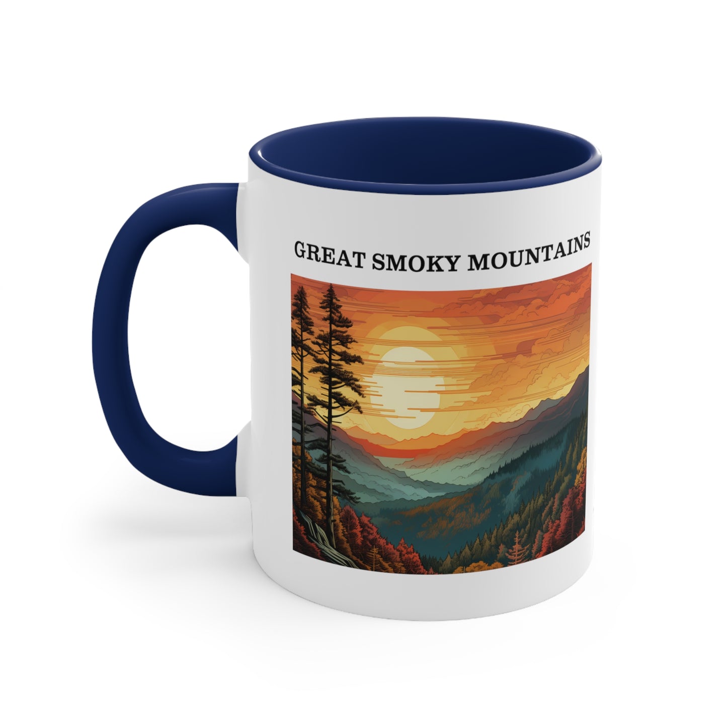 Great Smoky Mountains Accent Coffee Mug, 11oz