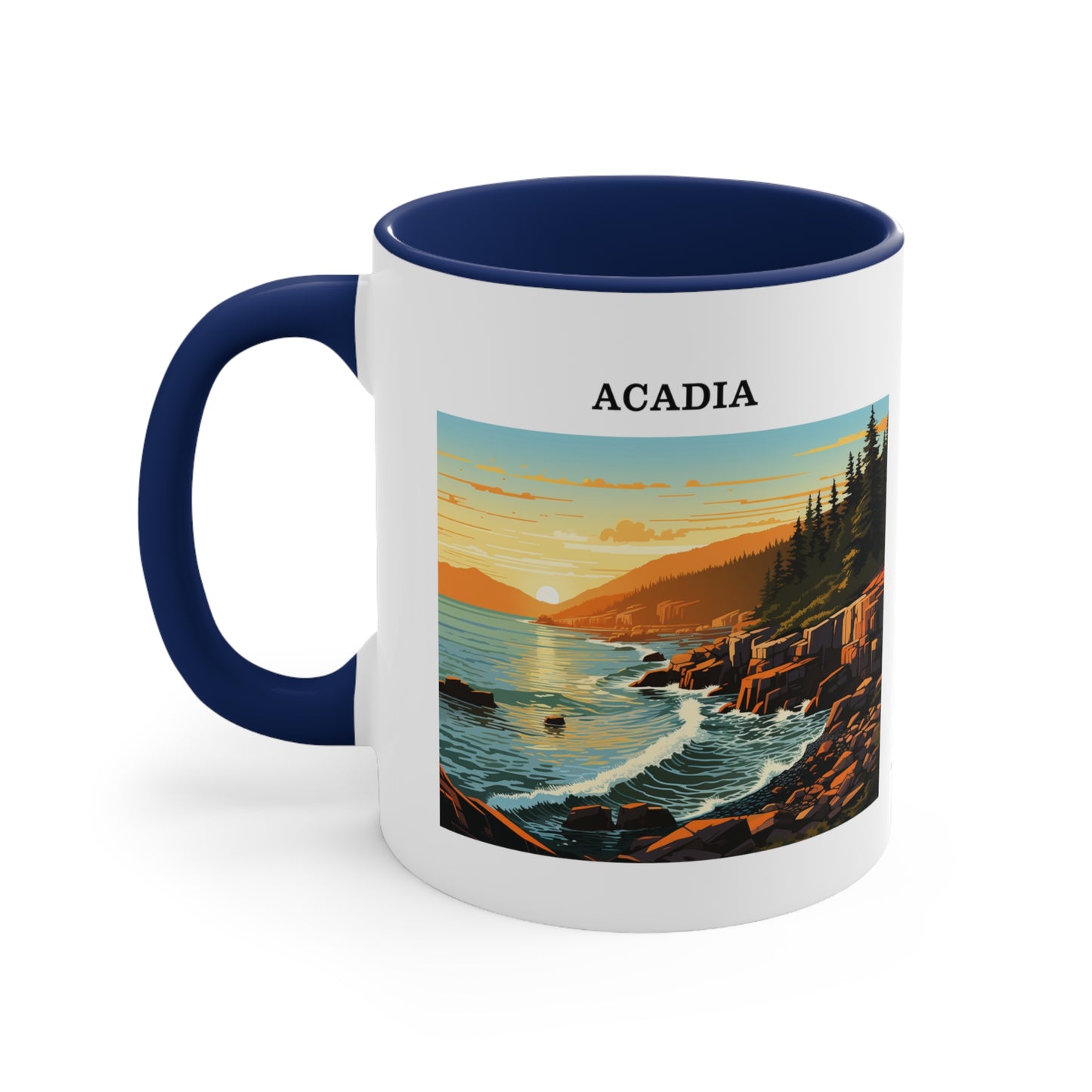Acadia Accent Coffee Mug, 11oz