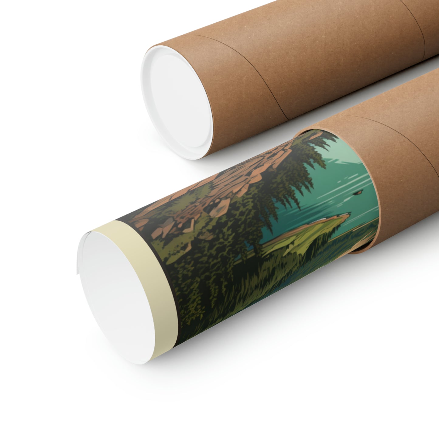 Glacier Matte Vertical Poster