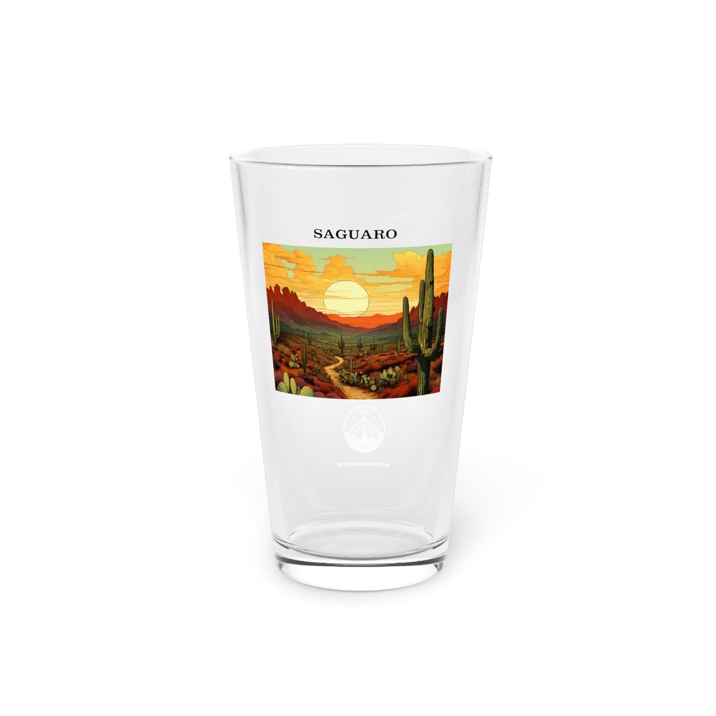 Saguaro Pint Glass, 16oz