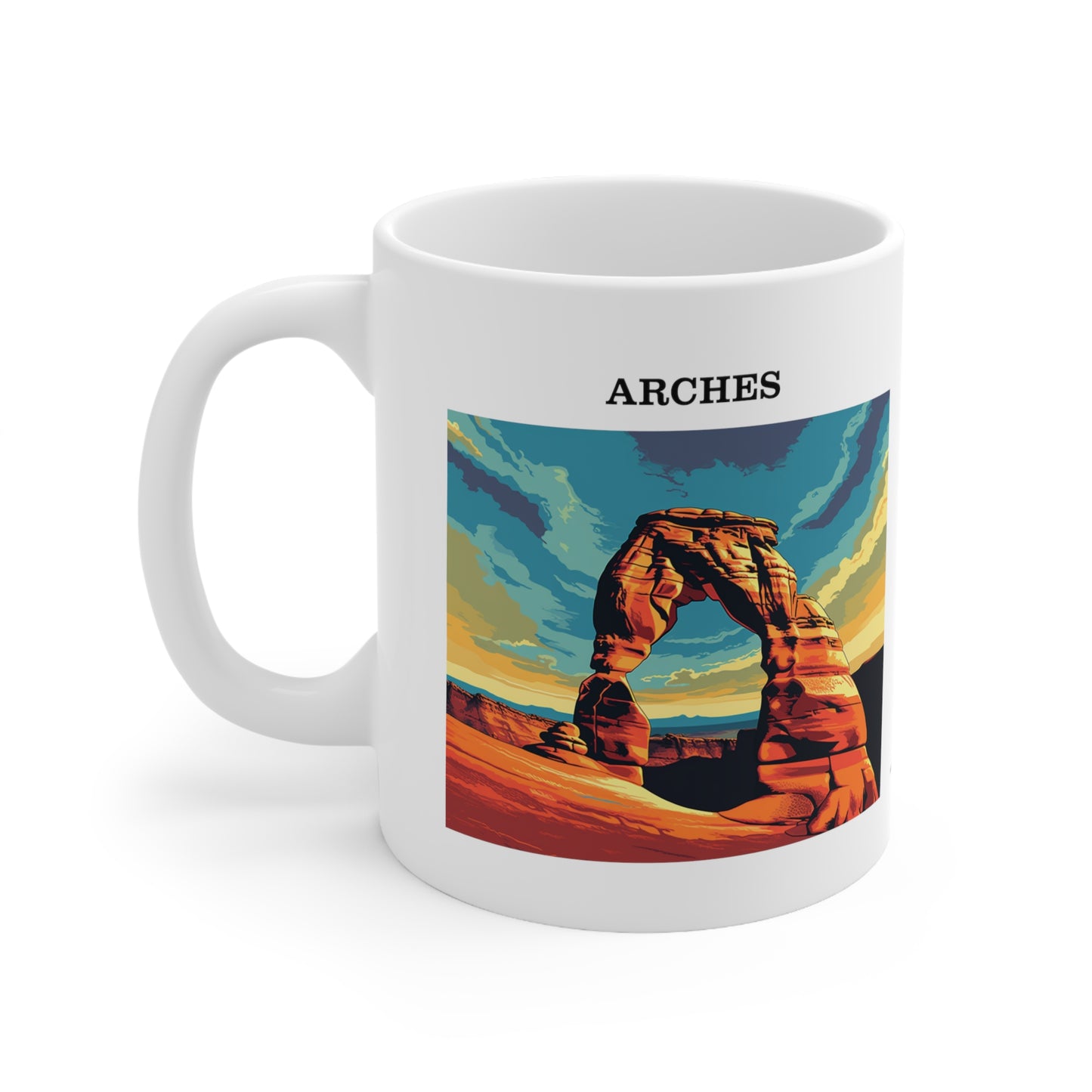 Arches Ceramic Mug 11oz