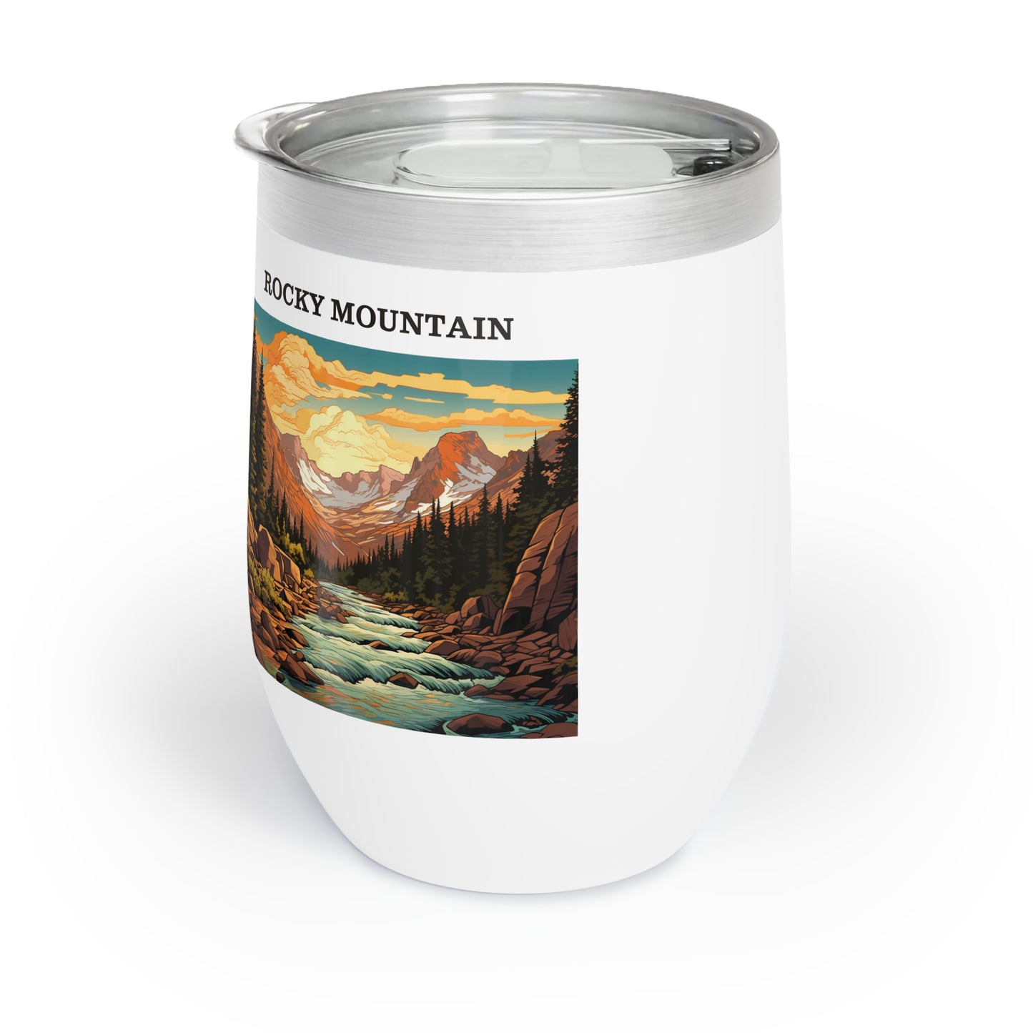 Rocky Mountain Chill Wine Tumbler
