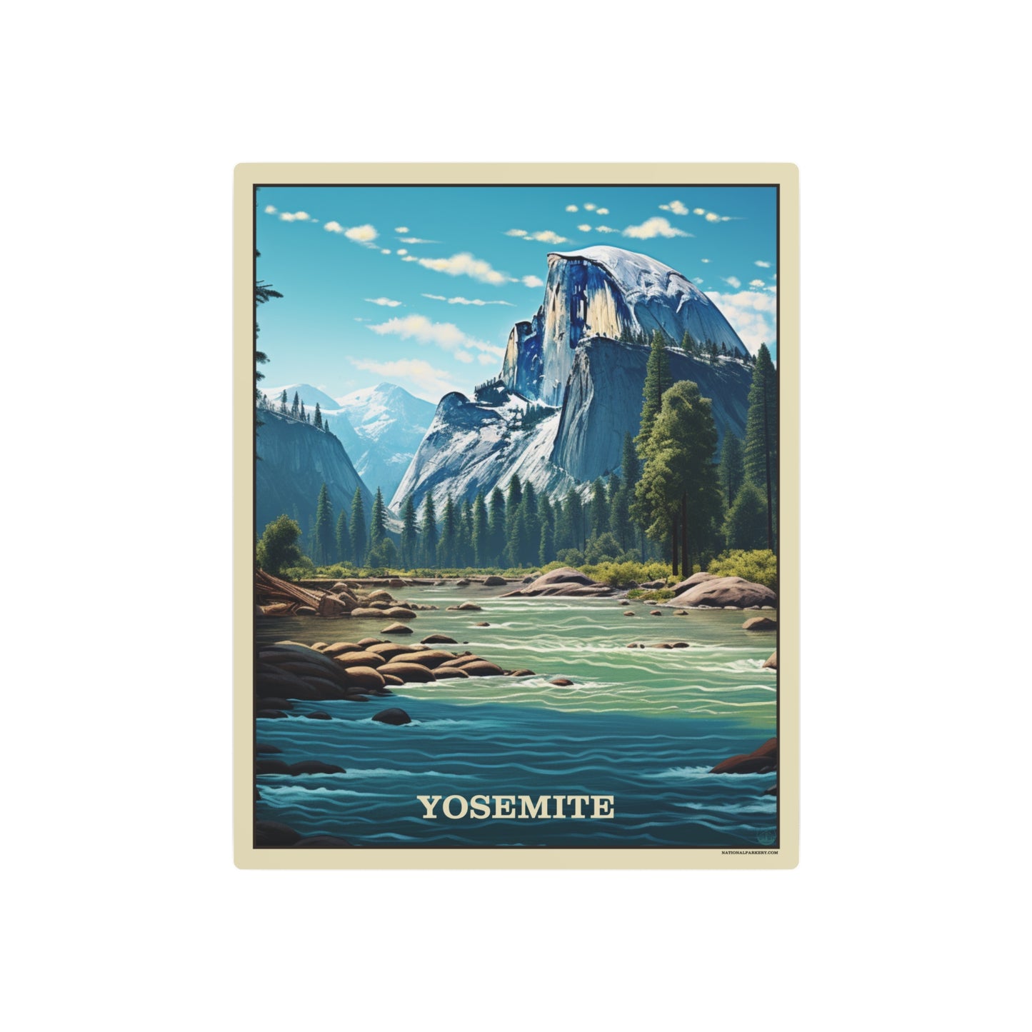 Yosemite Metal Art Sign