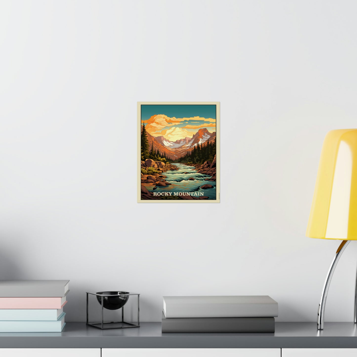Rocky Mountain Matte Vertical Poster