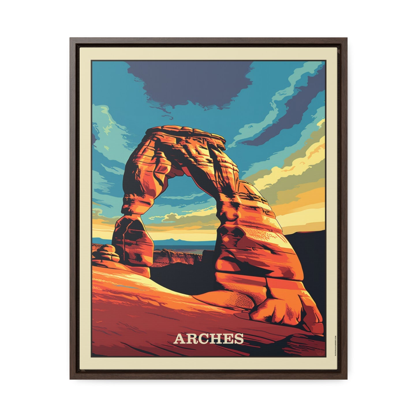 Arches Framed Gallery Canvas Wrap