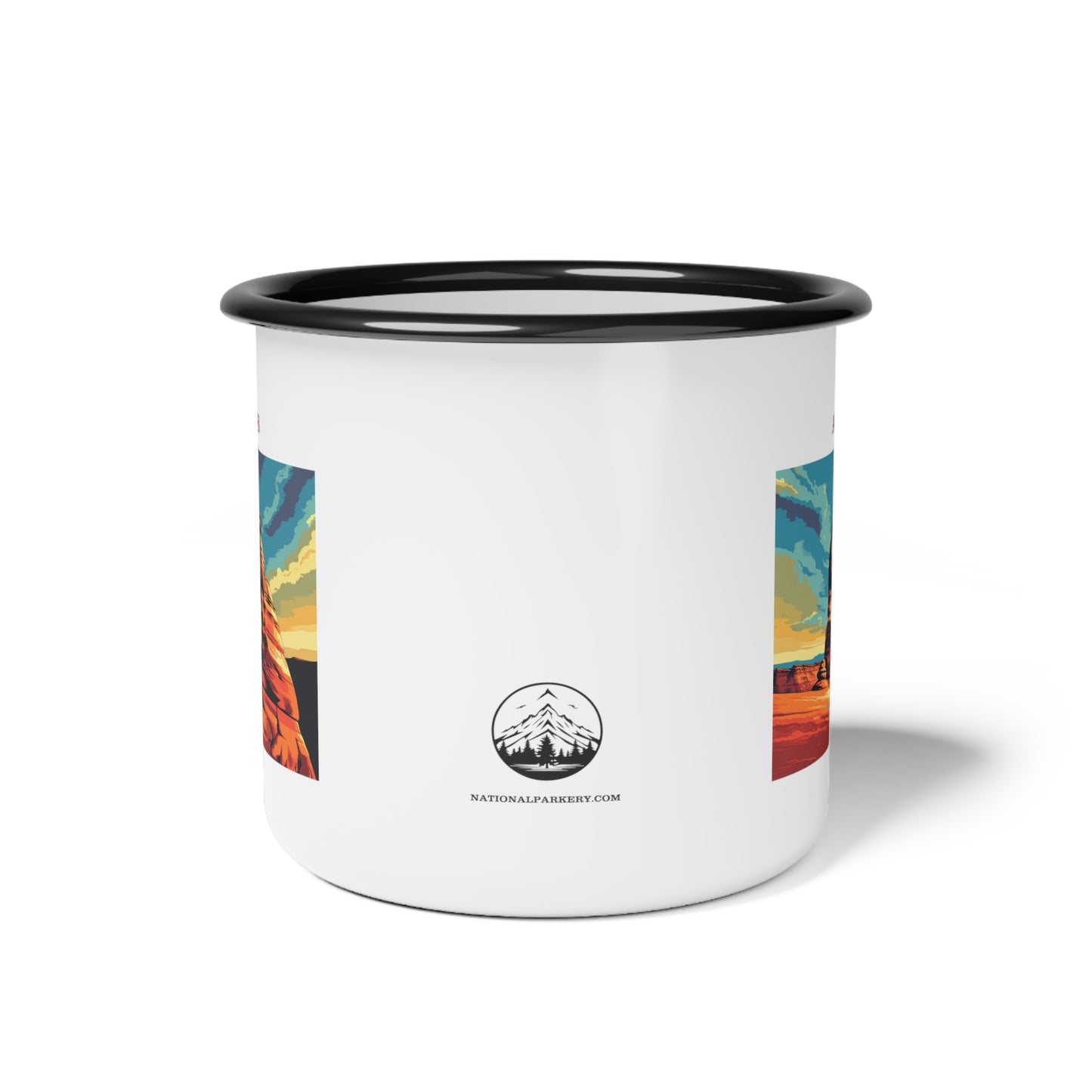 Arches Enamel Camp Cup