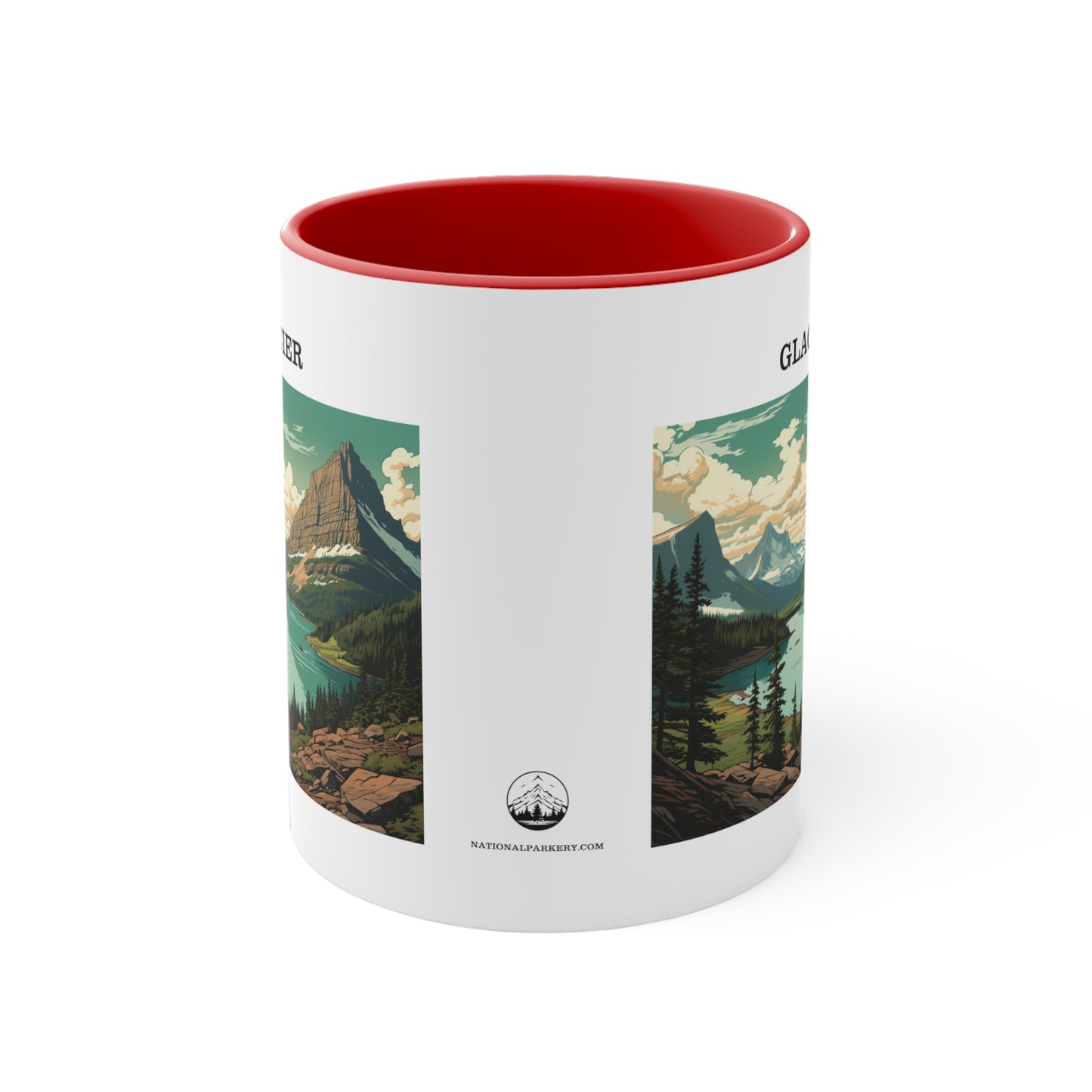 Glacier Accent Coffee Mug, 11oz