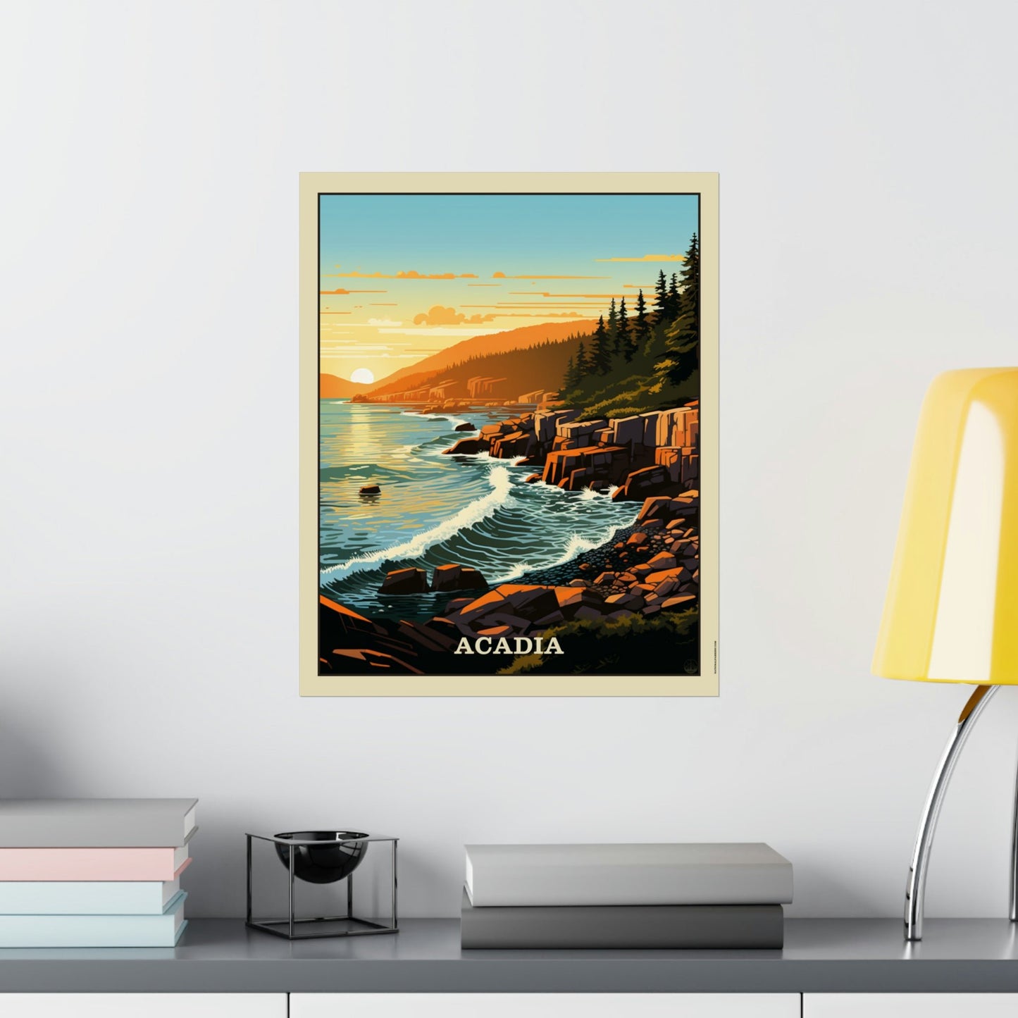 Acadia Matte Vertical Poster