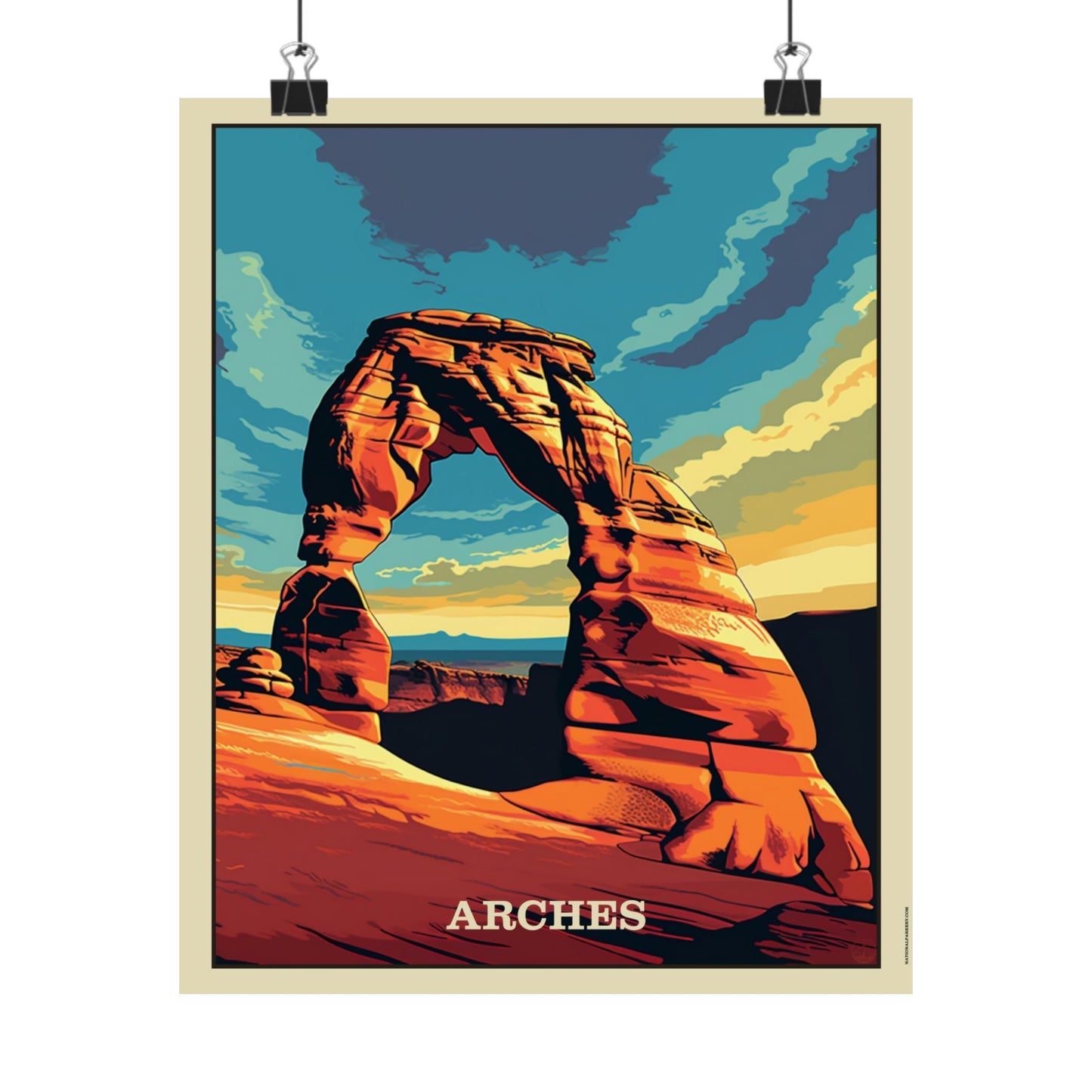 Arches Matte Vertical Poster